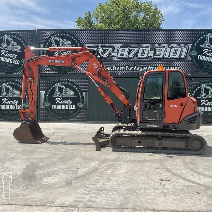 2009 KUBOTA KX080-3