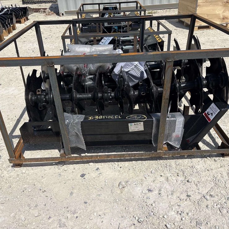 AGROTK Skidsteer Disk Plow Attachment