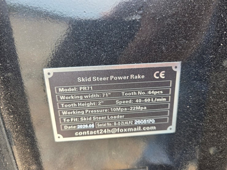 #6934-•-approx.-71"-unused-future-pr71-skid-steer-power-rake-attachment-image-8