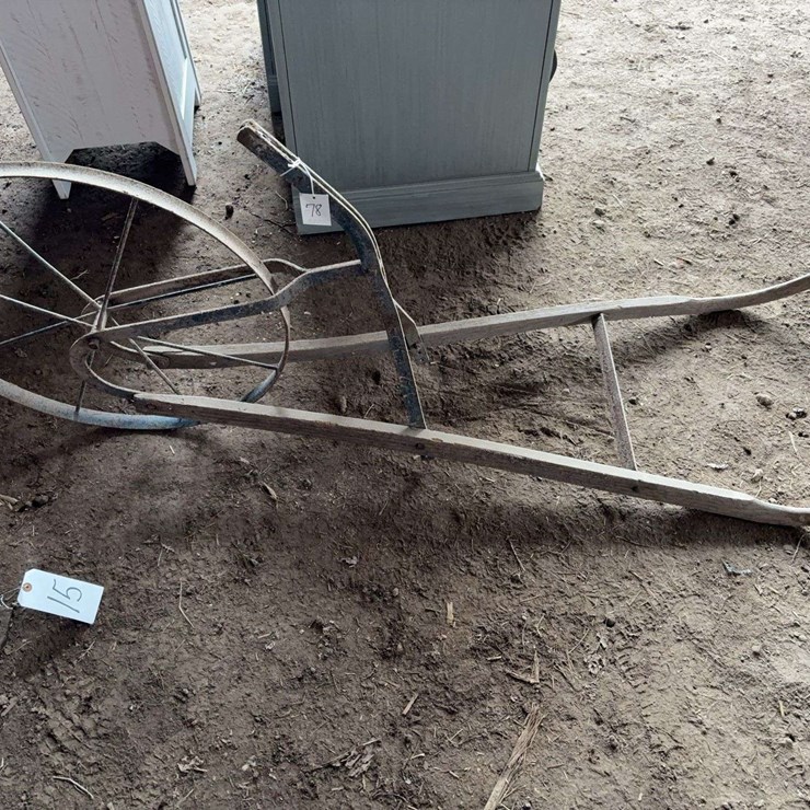 Single Wheel Garden Cultivator Plow