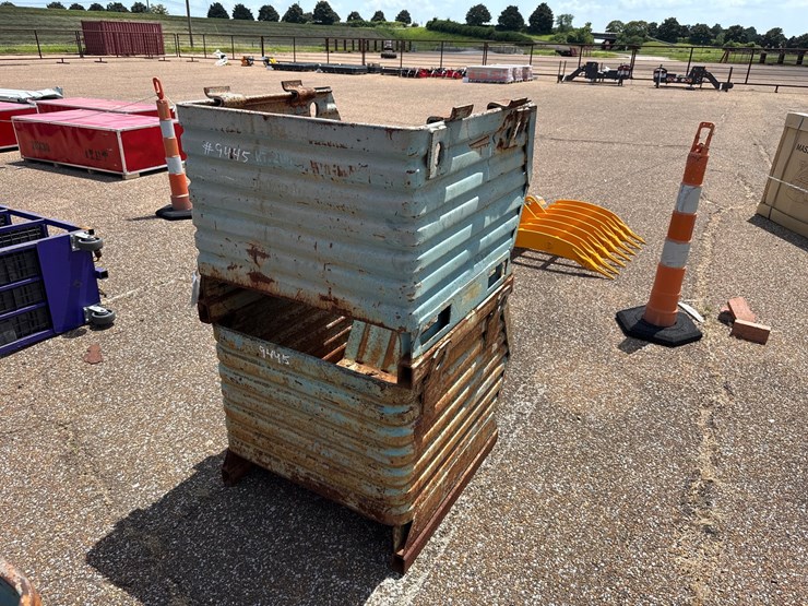 #9445-•-metal-storage-bins-(x2)-image-1