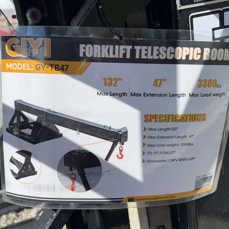 GIYI Model GY-TB47 Forklift Telescopic Boom