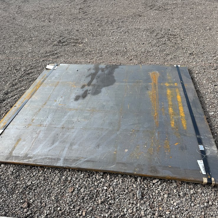#25 • QTY(2) 73" X 80" X 3/4" STEEL PLATES
