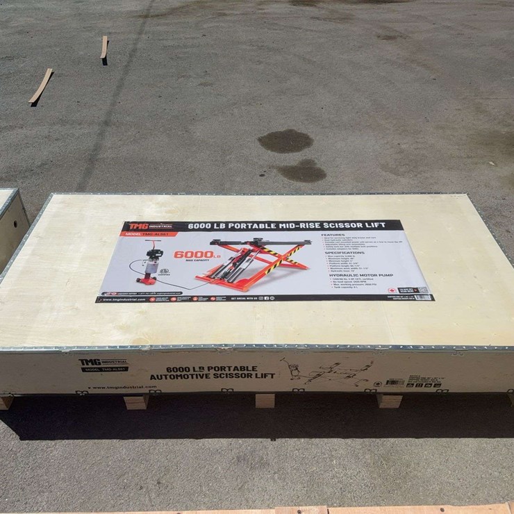 6000lb Mid-rise Scissor Car Lift