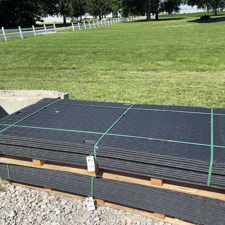 Stack of Composite Ground Protection Mats