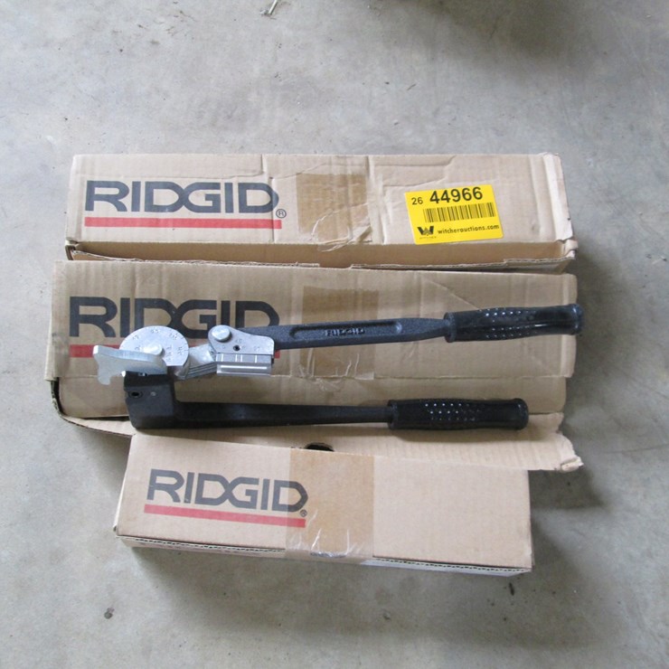 #44966 • Unused Lot of (2) Ridgid Tubing Benders INV#44966