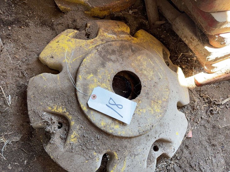 (2)-cast-iron-tractor-wheel-weights-image-2