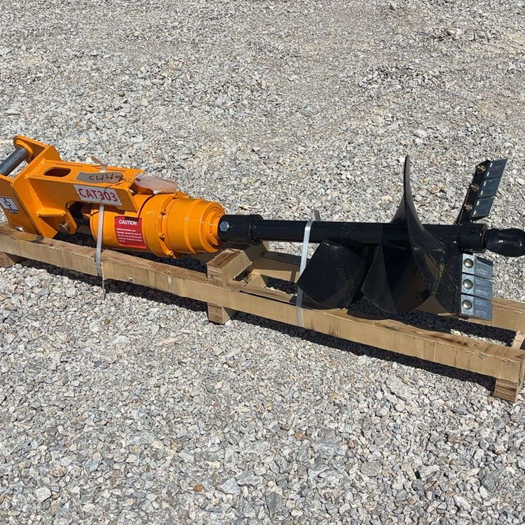 Giyi Hydraulic Earth Auger Attachment for CAT 303