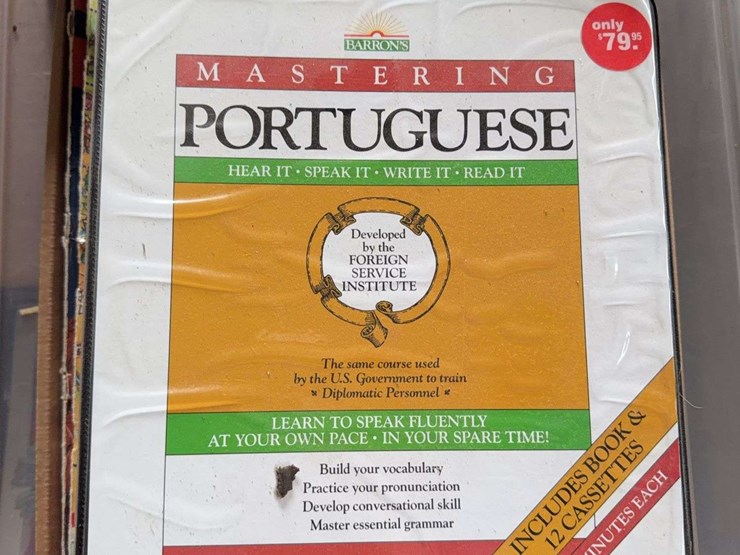 collection-of-road-atlases,-travel-maps,-and-language-learning-course-image-4