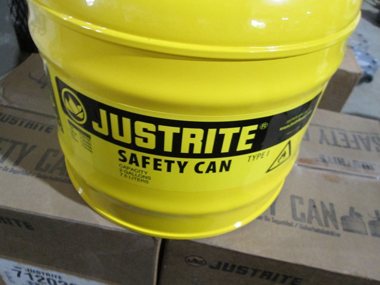 #45060-•-lot-of-(2)-justrite-steel-fuel-cans-inv#45060-image-2