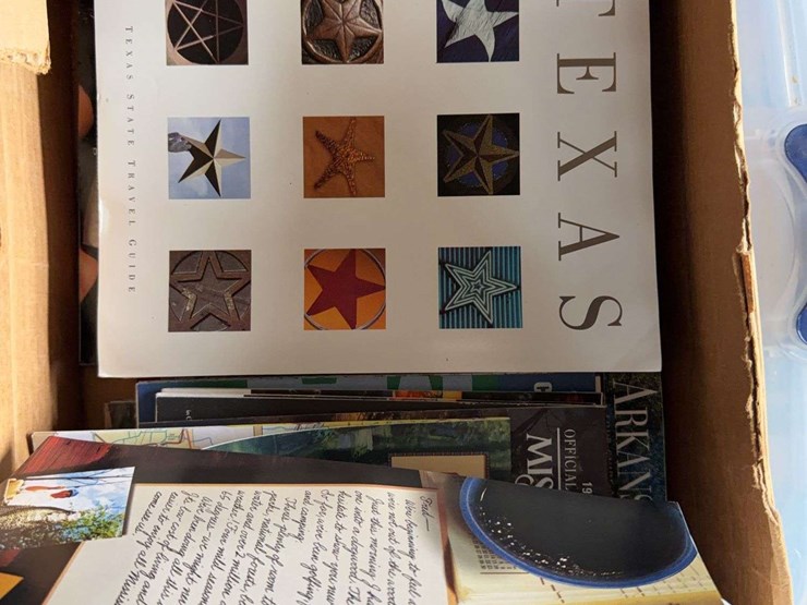 collection-of-road-atlases,-travel-maps,-and-language-learning-course-image-2