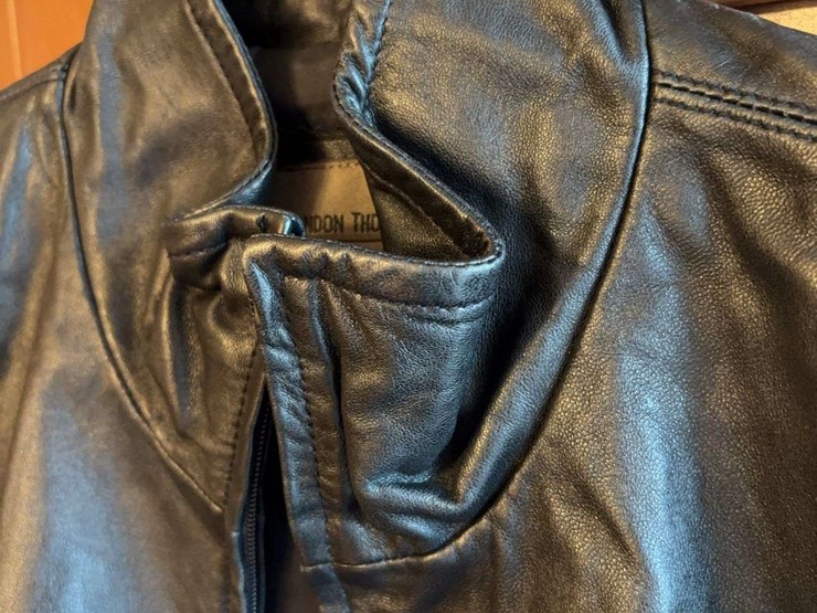 brandon-thomas-ladies-black-leather-jacket-size-l-image-6