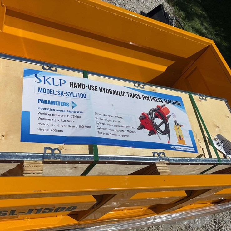 SKLP Model SK-SYLJ100 Hand-Use Hydraulic Track Pin Press Machine