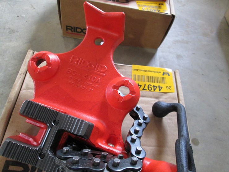 #44974-•-unused-rigid-bc-410a-1/8"-4"-bench-chain-vise-inv#44974-image-2