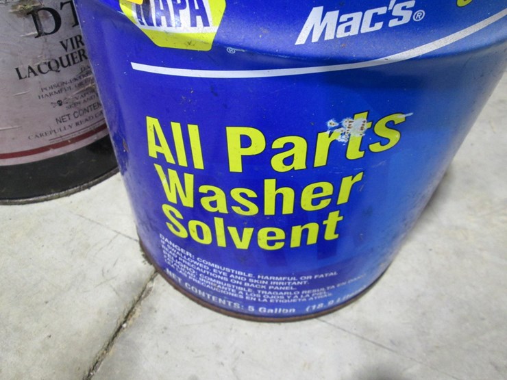 #45027-•-lot-of-(1)-5gal-jug-of-parts-washer-solvent,-&-(1)-5gal-jug-of-lacquer-thinner-inv#45027-image-4