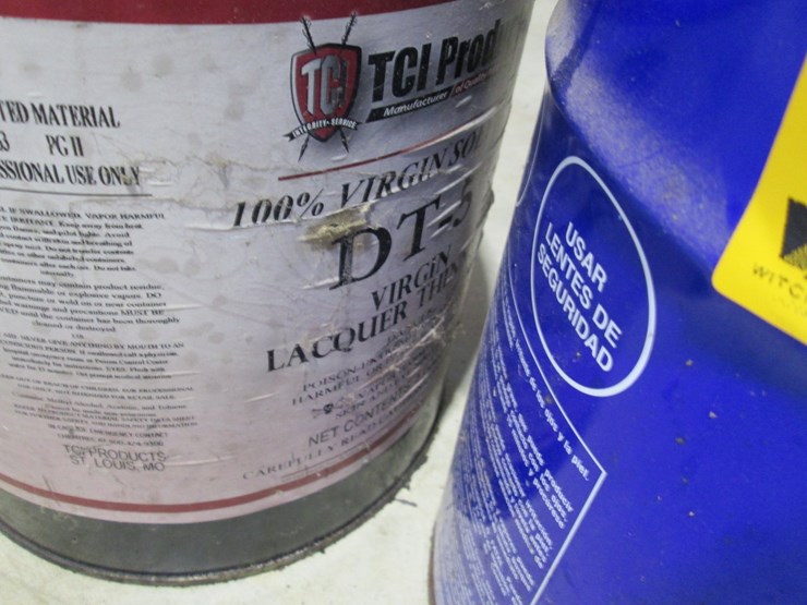 #45027-•-lot-of-(1)-5gal-jug-of-parts-washer-solvent,-&-(1)-5gal-jug-of-lacquer-thinner-inv#45027-image-3