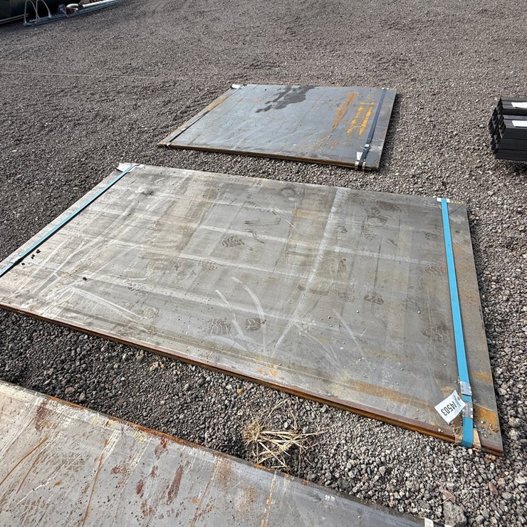 #26 • QTY(2) 60" X 105" X 3/4" STEEL PLATES