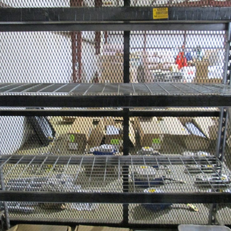 #45050 • 6'X2'X6'T Metal Rack INV#45050