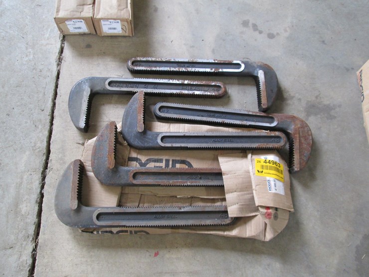 #44963-•-lot-of-(6)-ridgid-pipe-wrench-jaws-inv#44963-image-1