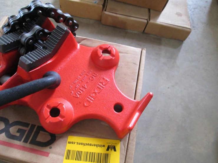 #44973-•-unused-rigid-bc-410a-1/8"-4"-bench-chain-vise-inv#44973-image-2