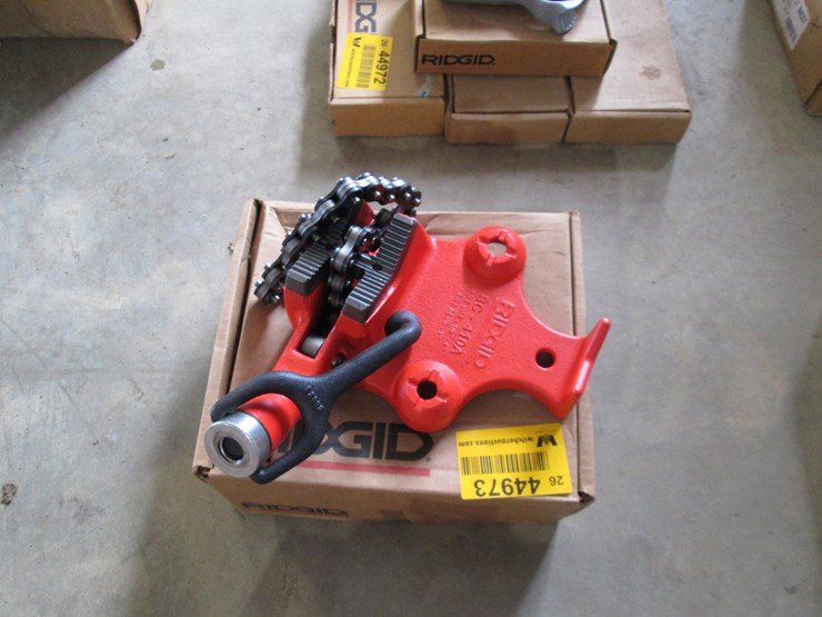 #44973-•-unused-rigid-bc-410a-1/8"-4"-bench-chain-vise-inv#44973-image-1