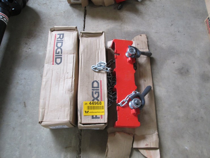 #44968-•-unused-ridgid-lot-of-(3)-ridgid-str.-welding-vise-inv#44968-image-2