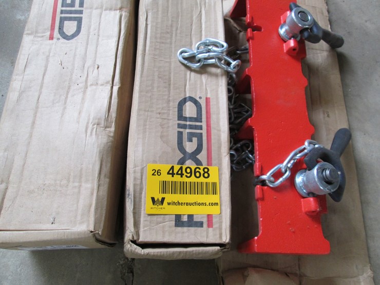 #44968-•-unused-ridgid-lot-of-(3)-ridgid-str.-welding-vise-inv#44968-image-1
