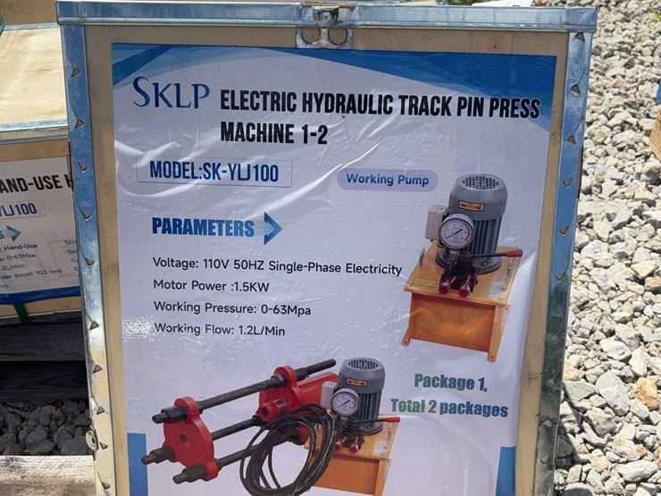 sklp-model-ylj100-electric-hydraulic-track-pin-press-machine-image-1