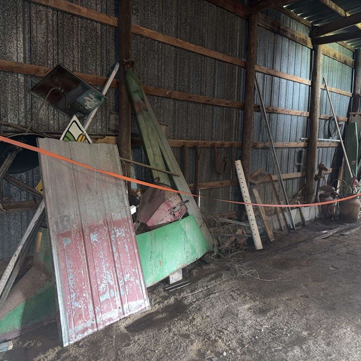 Assorted Farm Equipment and AgriGold Signage Lot