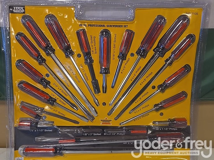 unused-20-piece-professional-sears-type-screwdriver-set-image-5