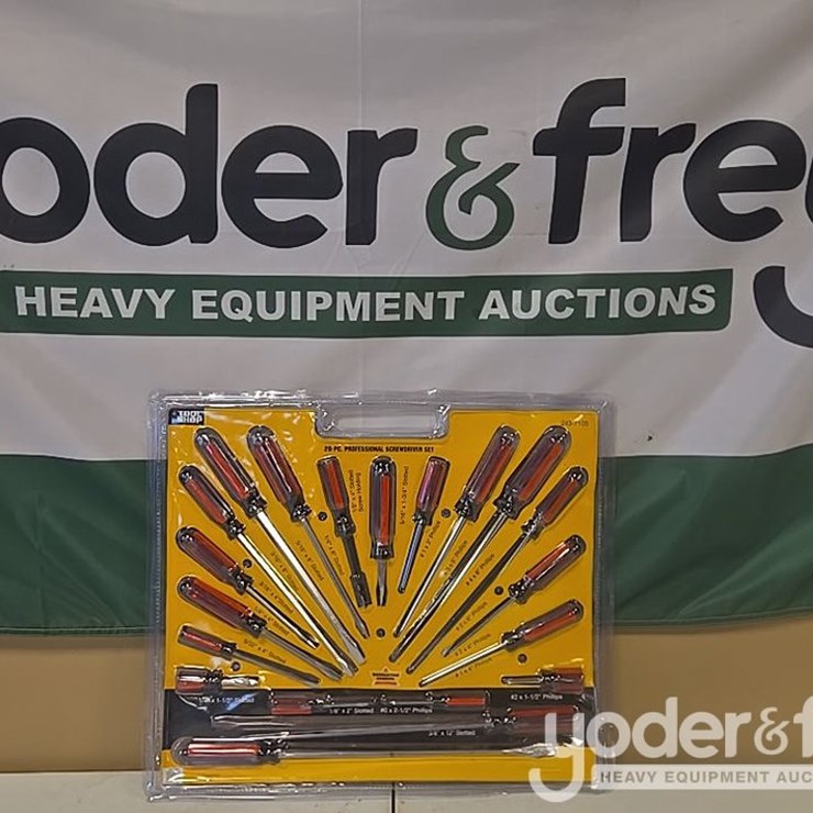 Unused 20 Piece Professional Sears Type Screwdriver Set
