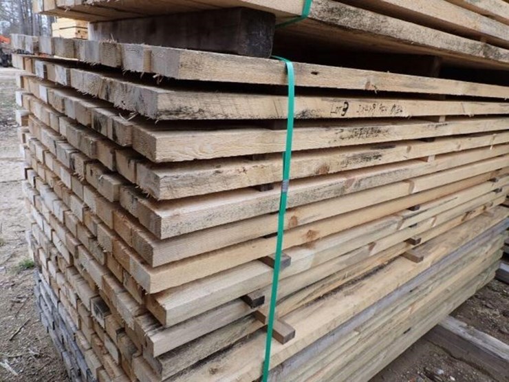 qty-of-(204)-2-in.-x-4-in.-x-10-ft-rough-cut-pine-image-1