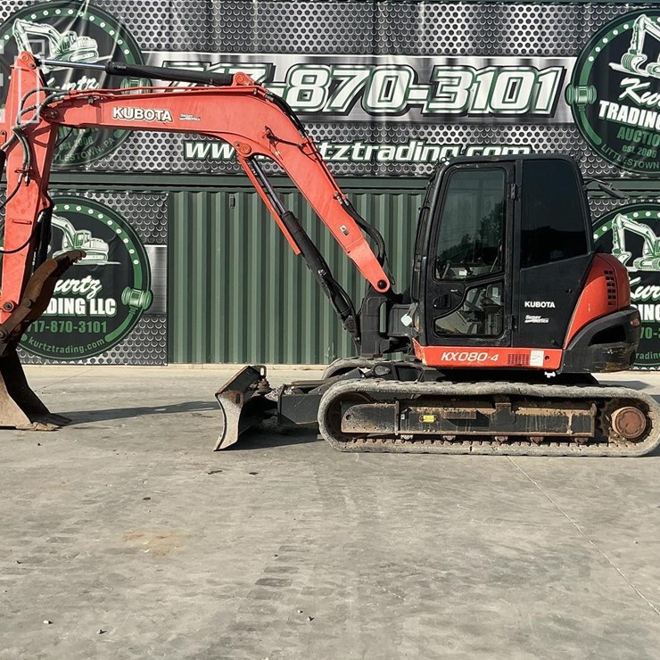 2018 KUBOTA KX080-4S2