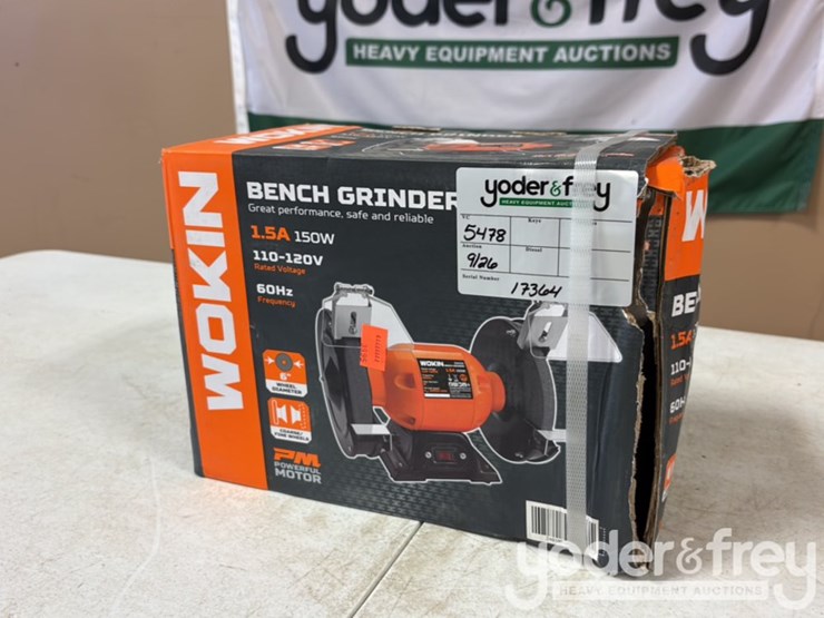 unused-wokin-6"-industrial-bench-grinder-image-7