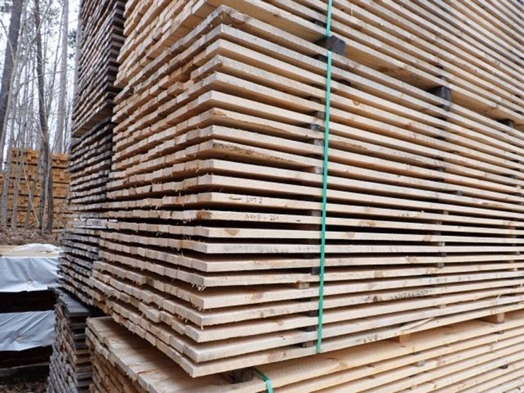 qty-of-(264)-1-in.-x-4-in.-x-10-ft-rough-cut-pine-image-1