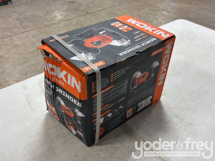 unused-wokin-6"-industrial-bench-grinder-image-2