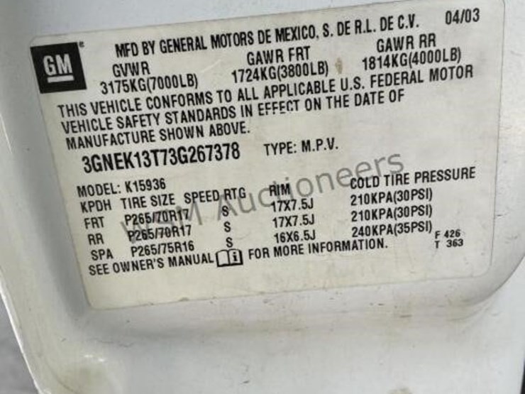 2003-chevrolet-avalanche-p/u-image-16