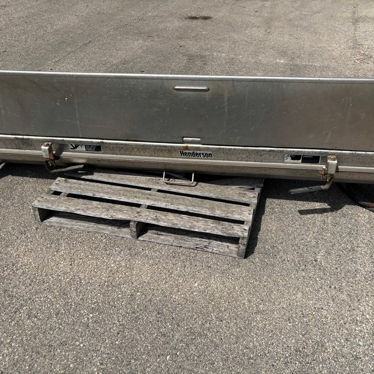#2238 • Henderson Stainless Steel Approx 8' Salter/ Sander