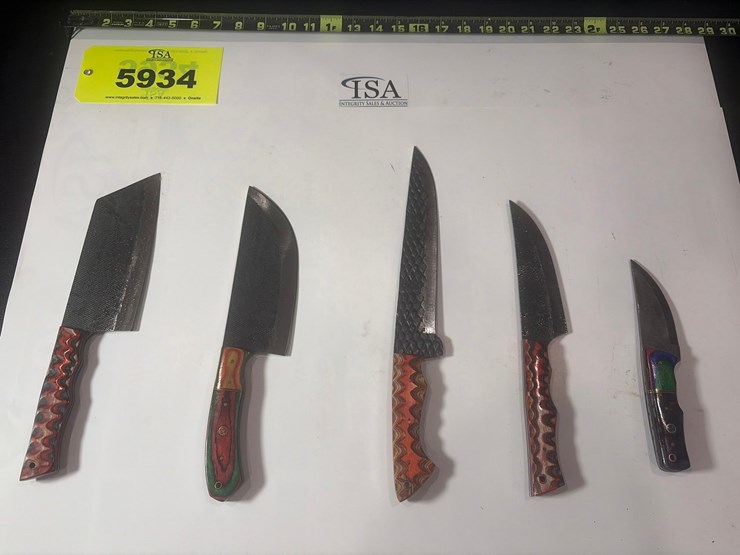 #5934-•-(5)-unused-knives-image-1