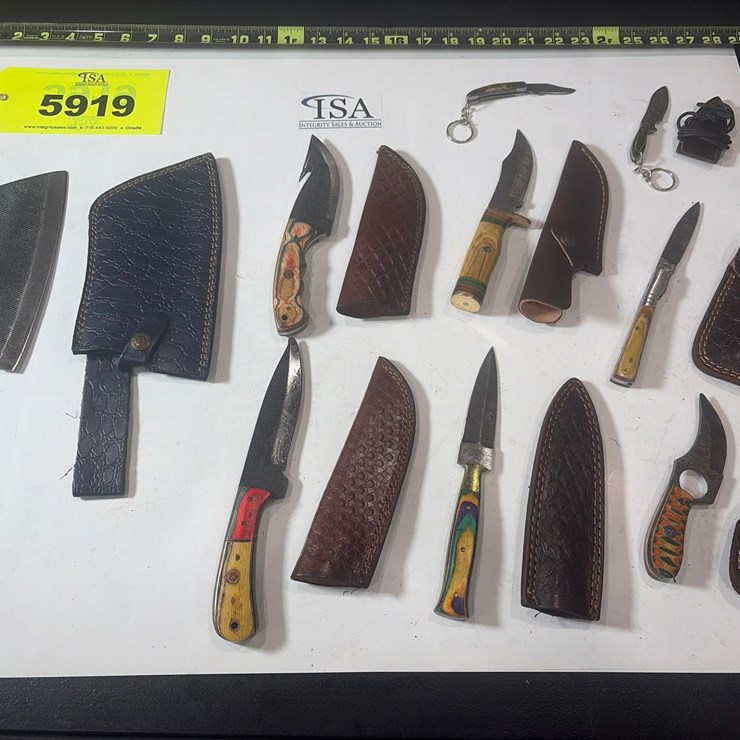#5919 • (9) Unused Knives