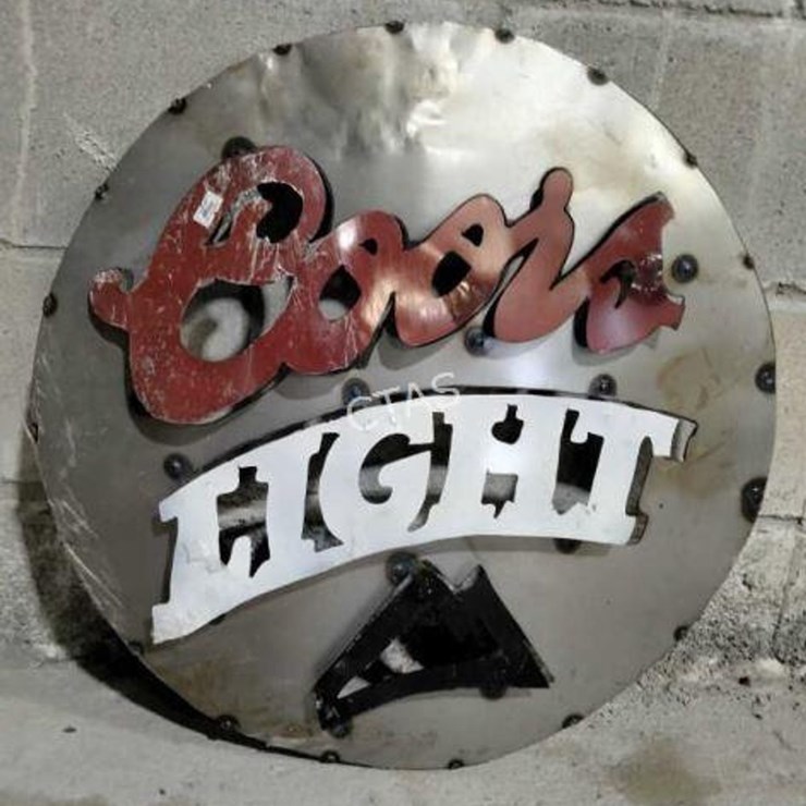 #35 • Metal Art - Coors Light Sign