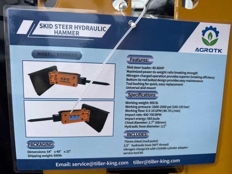 new-agrotk-co-hydraulic-skidloader-hammer-attachment-model-sshh680-image-2