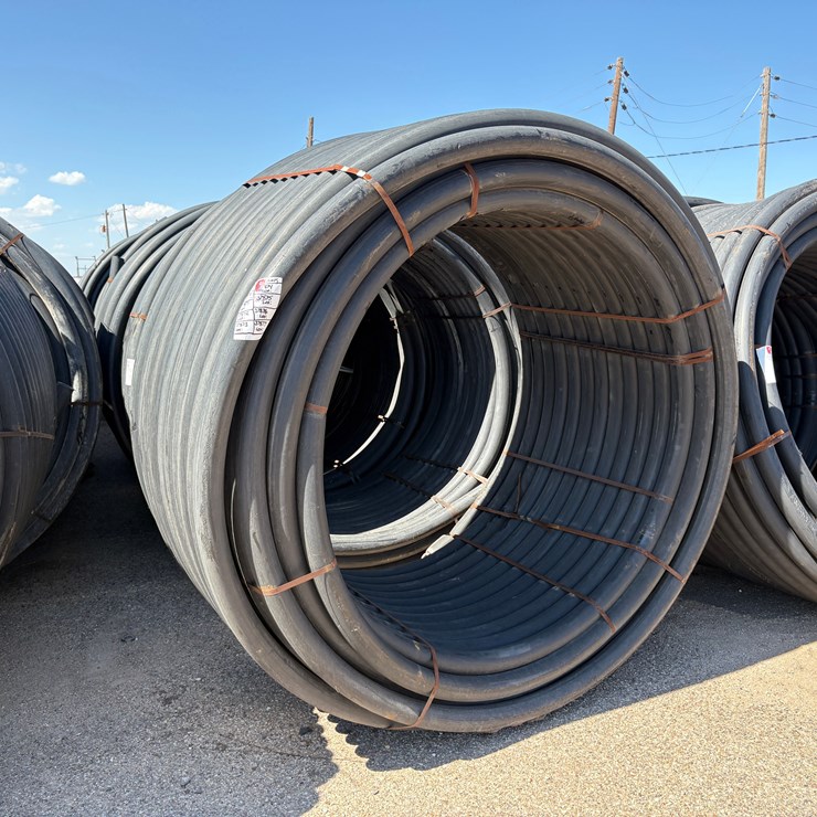 1000’ ROLL OF USED 3” IPS POLY PIPE
