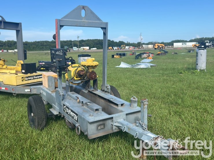 6"-trash-water-pump-frame,-trailer-mounted,-(no-engine,-no-pump)-image-1
