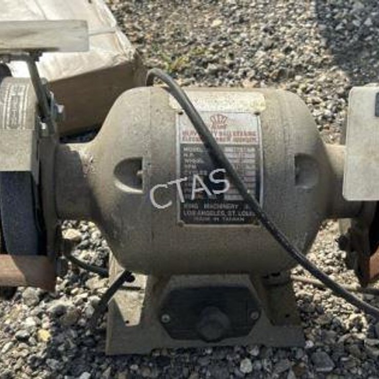 #125 • Heavy Duty Ball Bearing Electric Bench Grinder