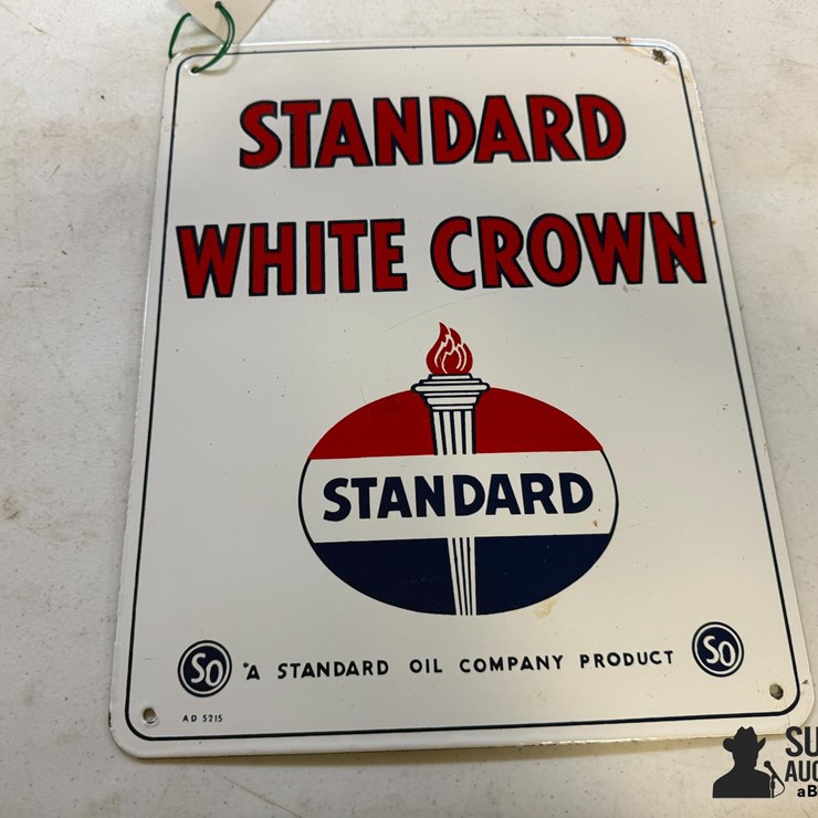 1950 Standard Gas Pump Plate