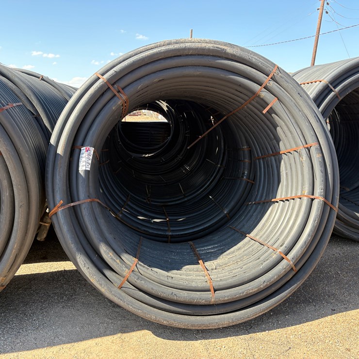 1000’ ROLL OF USED 3” IPS POLY PIPE