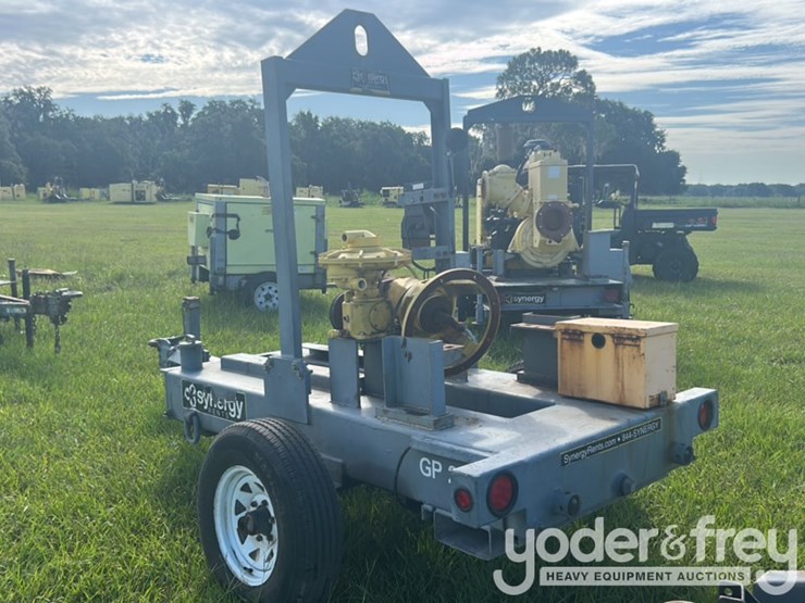 6"-trash-water-pump-frame,-trailer-mounted,-(no-engine,-no-pump)-image-3