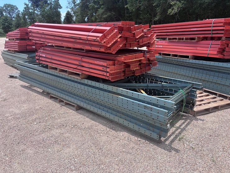 #40076-•-(1)-stack-bolt-on-upright-16ft-x-46in-bolt-on-beams-8ft-x-3-1/2in-pallet-racking-image-2