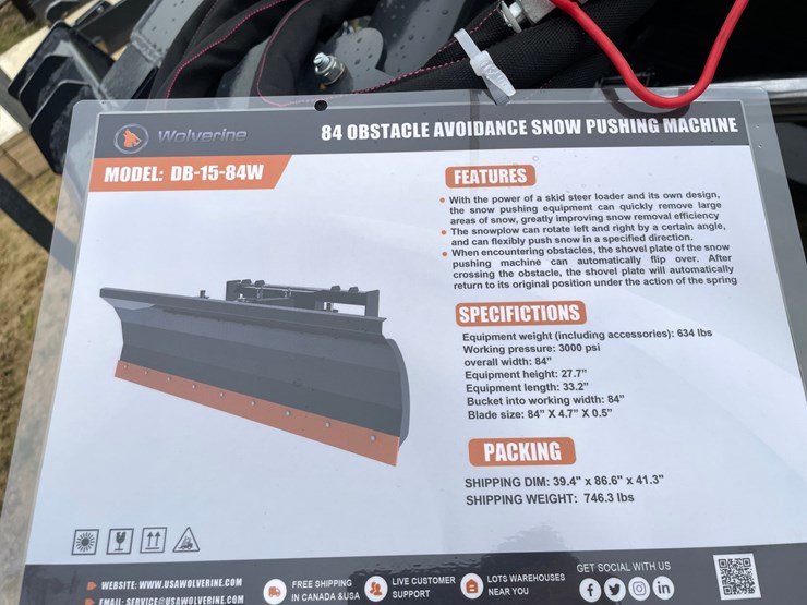 #2046-•-new-wolverine-84"-skid-steer-dozer-blade-image-11